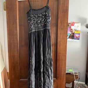 Black dress with sequins